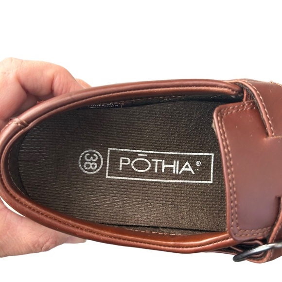 Pothia Womens Willamette Brown Leather Comfort Shoes Size 38 - Picture 15 of 15